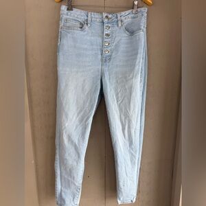 Forever 21 High Rise Light Blue Jeans